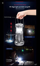 6 In 1 Portable Outdoor Led Camping Lantern With Fan Solar Charge|FUSION SHOP