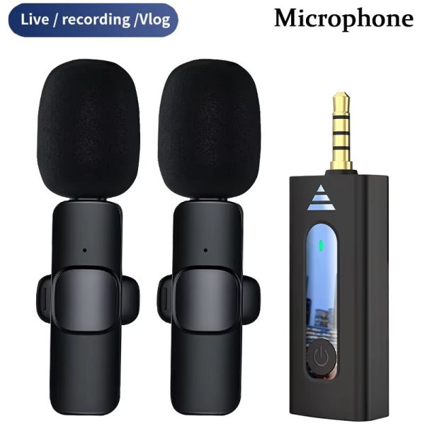 Ultimate K35 Professional Vlogging High Quality Collar Wireless Microphone|FUSION SHOP