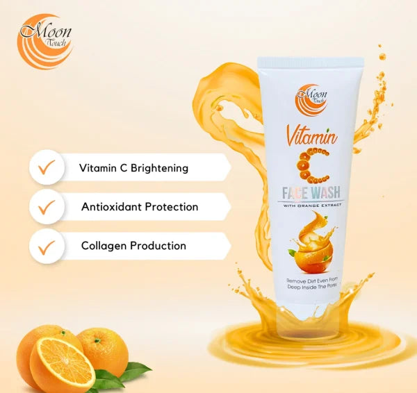 Vitamin C Face Wash + Vitamin C Face Serum (Pack of Two)|FUSION SHOP